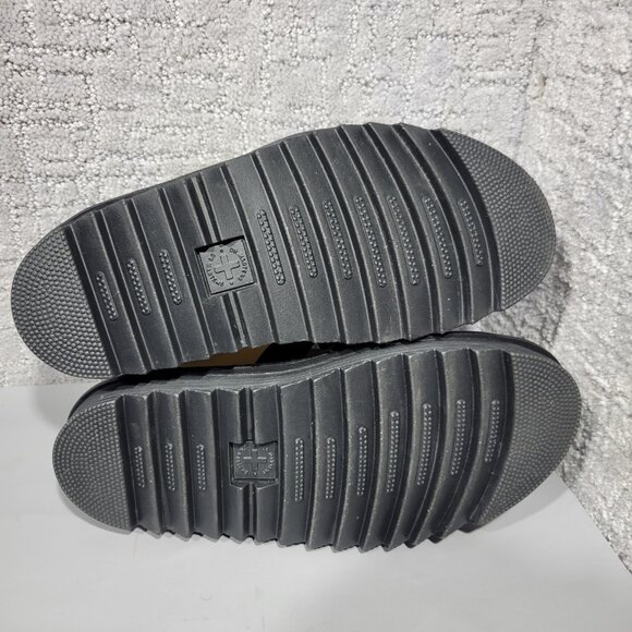 Dr Martens Blaire Womens Size US 7 Black Leather Platform Gladiator Sandals - Picture 13 of 14